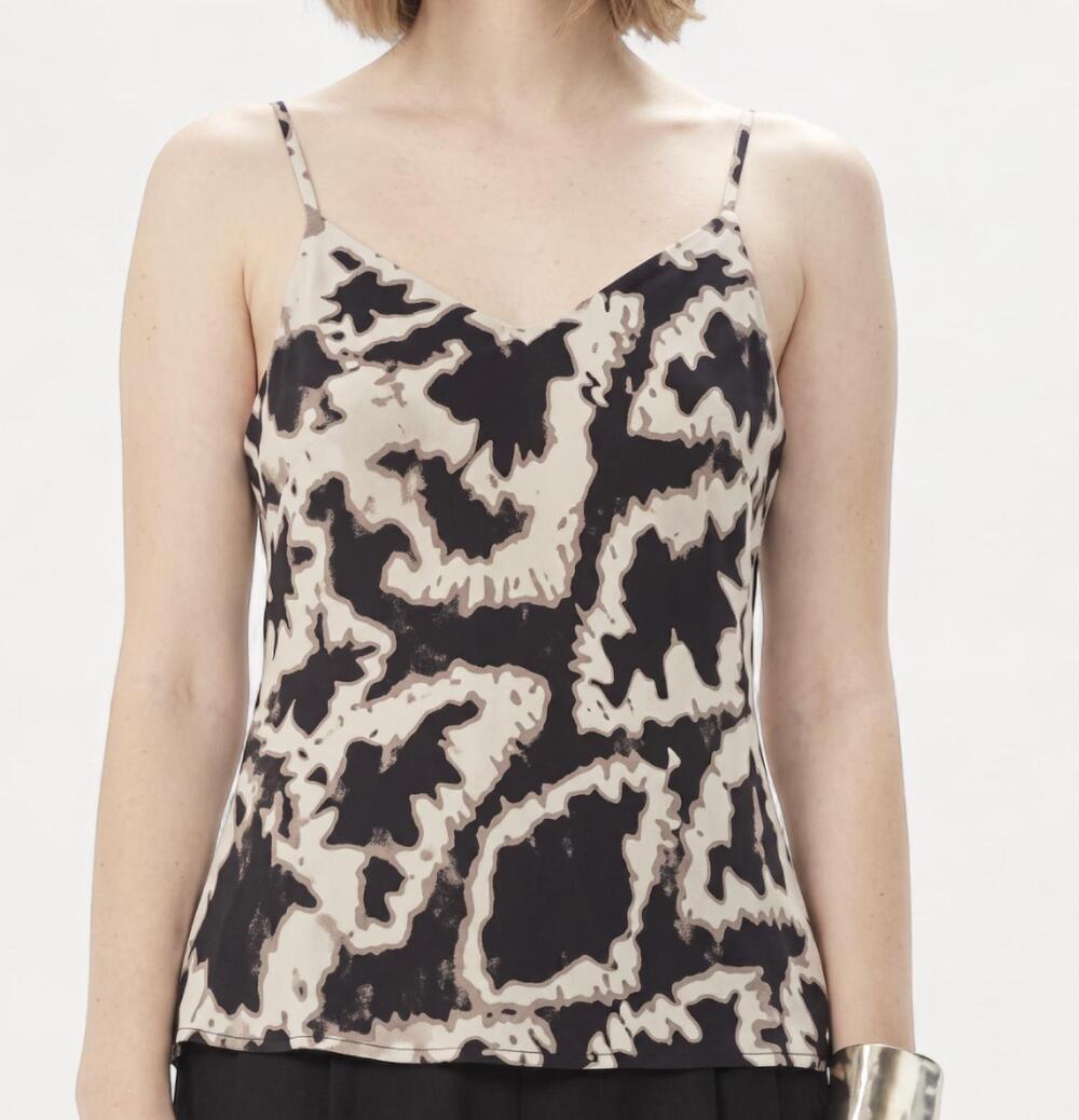 NEW MARIA CHER santa rita nuria slip top in ethnic ecru